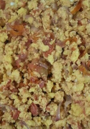 A picture of Scrambled eggs.