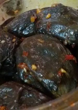 صورة لوصفة مكدوس بطريقة السورية