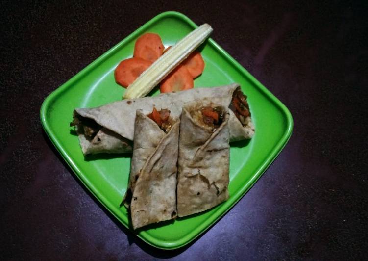 Recipe of Perfect Chicken babycorn wrap