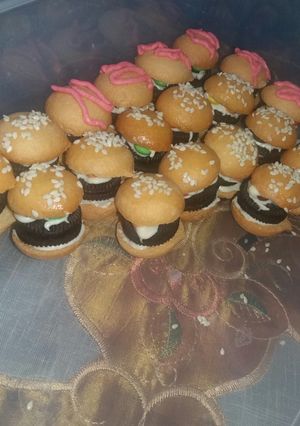 Foto resep Burger Cookies