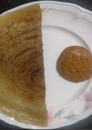 A picture of Pearl millet crispy dosa.