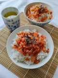 Salmon Flakes Rice Bowl 7 Bahan