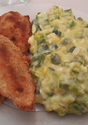 Una foto de Milanesas de Berenjena