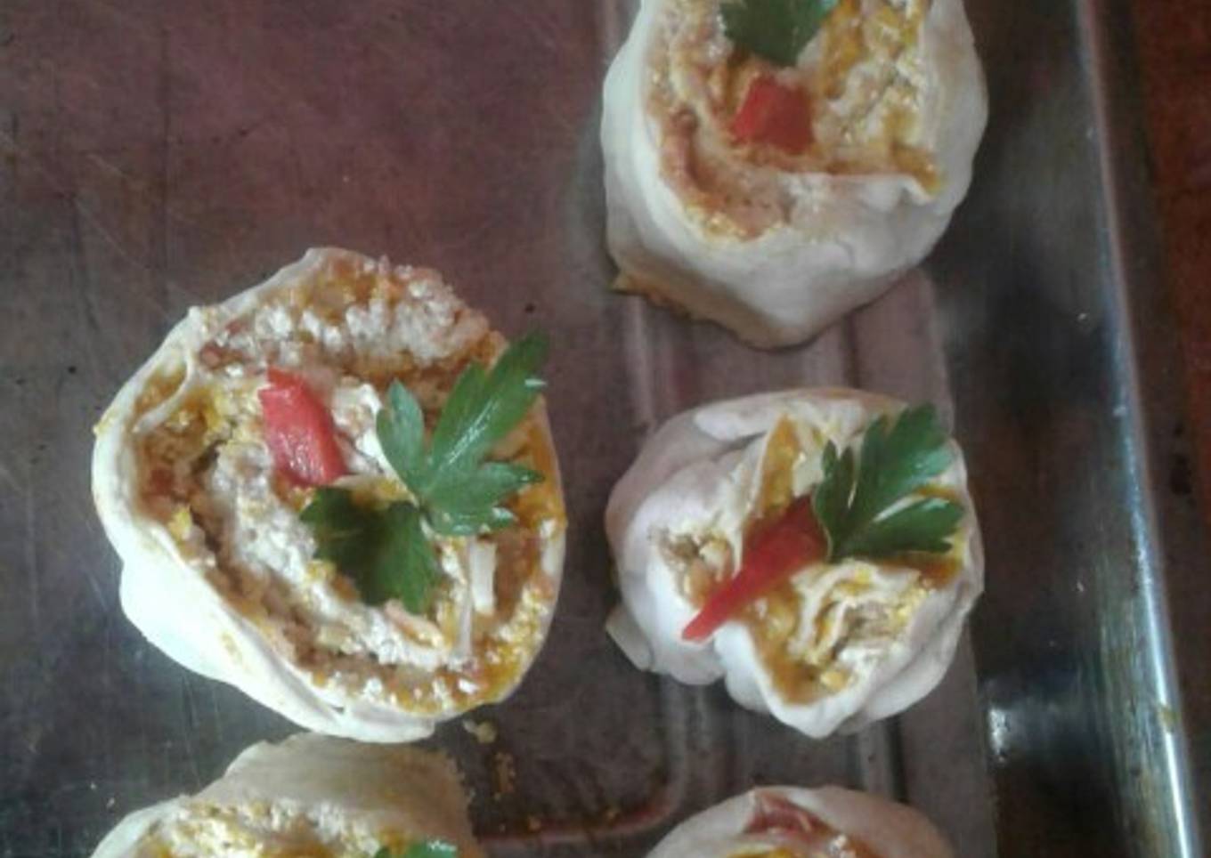 Arolladitos de ricota y zapallo #mercado