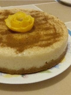 Una foto de Tarta de arroz con leche