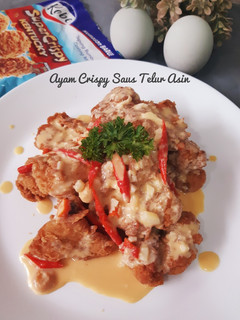 Foto resep Ayam Crispy Saus Telur Asin