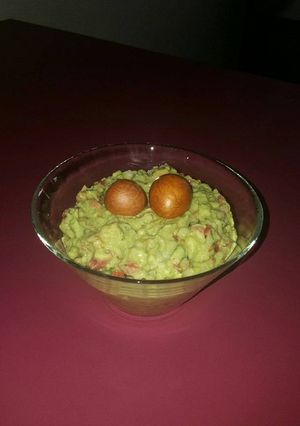 Una foto de Guacamole casero