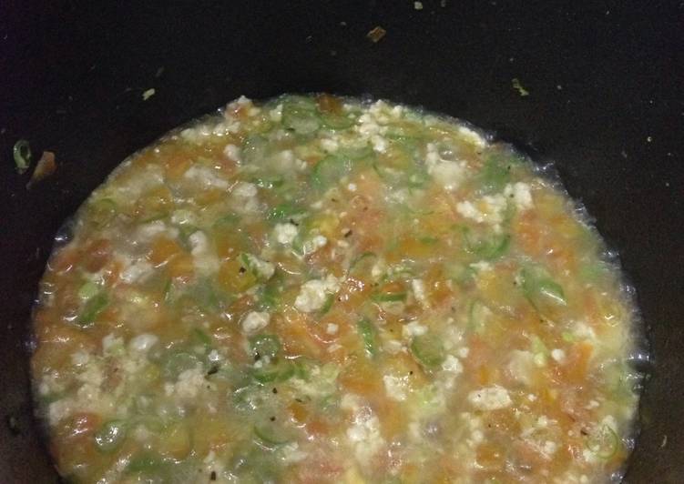 Cara Gampang Membuat MPASI 4* Tomatoes Chicken Soup + Tips Anti Gagal