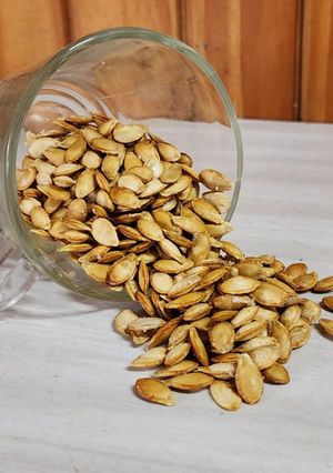 Una foto de 🍁 Semillas de calabaza tostadas 🍁