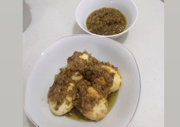 Resep Telur Sambal Ijo Anti Gagal, Bikin Ngiler