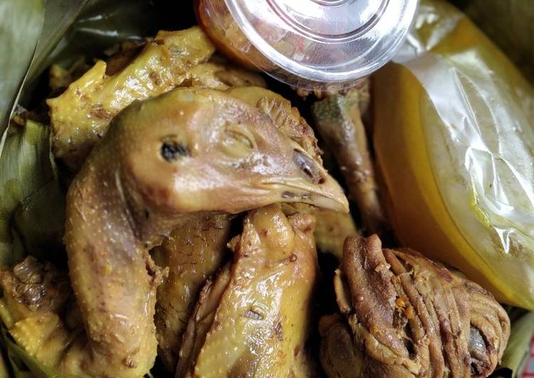 Tutorial memasak Ayam kampung utuh ungkep - Resep Enak 