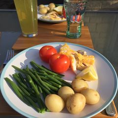 A picture of Healthy smoked haddock dinner.