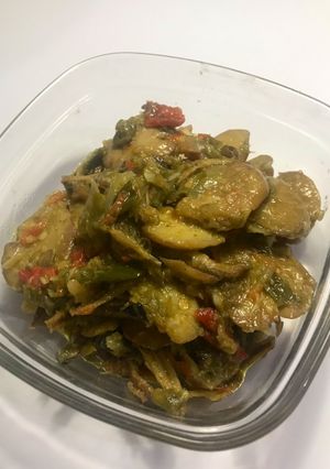 Foto resep Jengkol Teri Sambel Ijo