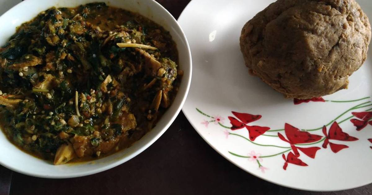 Okro with plantain flour Recipe by Ginika Cookpad