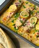Lachs in Dijon-Zitronen-Sauce