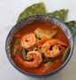 Easy Way Prepare Recipe Thai Geang Som Kuung - Thai Sour curry with shrimp and carrot tips omelette 🍛 🌶 that is Really Delicious, Tasty}