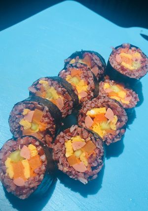 Hình của món Cơm cuộn healthy.