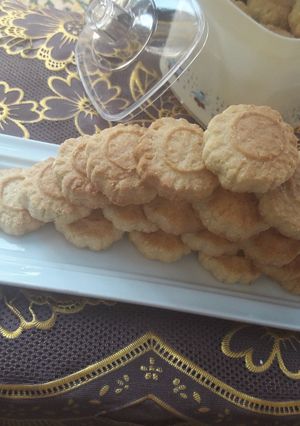 صورة لوصفة بسكوت جوز الهند