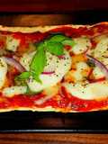 Mike's 10 Minute Salt Brick Pizza Margheritas