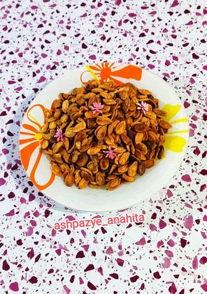 عکسی از دستور 🍉تخمه هندوانه تفت داده(برای شب یلدا)
