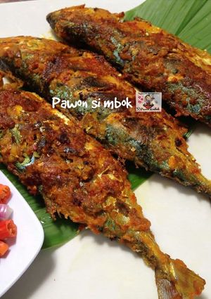 Foto resep Kembung bakar teflon bumbu padang pawon si mbok