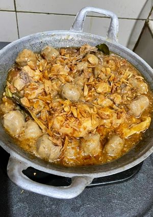 Foto resep Ayam Udang Bakso Saos Padang
