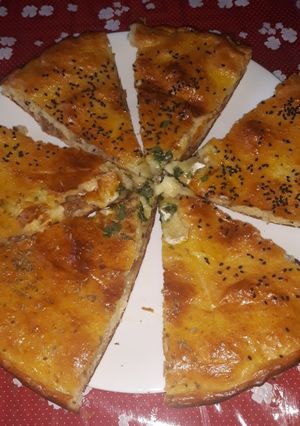 صورة لوصفة فطيرة محشية خفيفة وبنينة