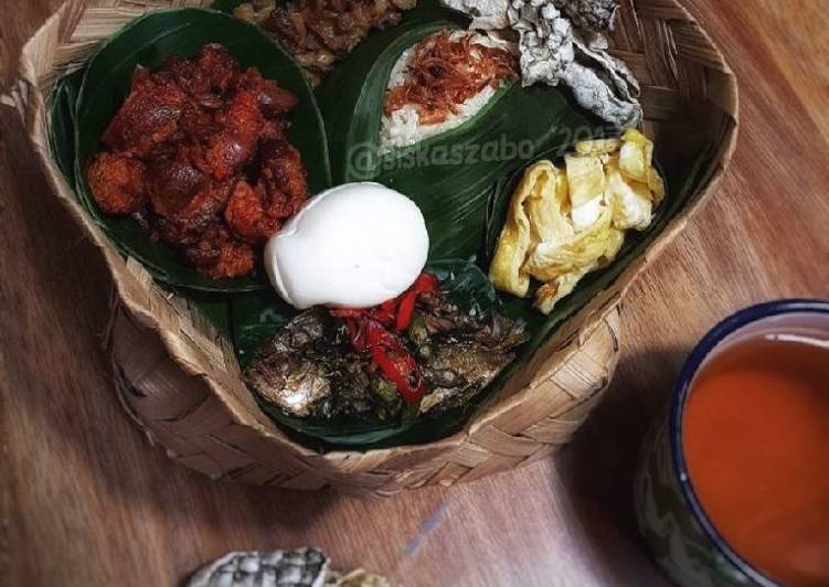 Resep 🍛^Nasi^ Berkat Kampung 🍛 #Ketopad_CP_Bento, Bisa Manjain Lidah