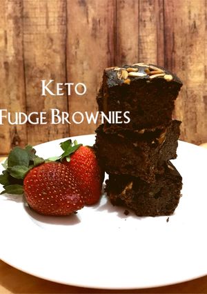 Foto resep The Real Keto Fudge Brownies #Allaire Cake Flour