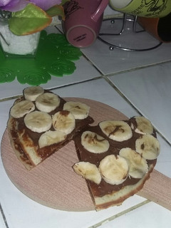 صورة لوصفة بان كيك 🍯🍯🍫🍫🍌🍌