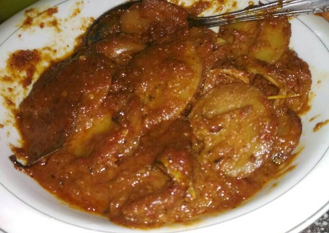 Rendang Jengkol kaya rempah