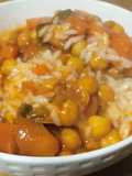 Guisito rápido con garbanzos especiados