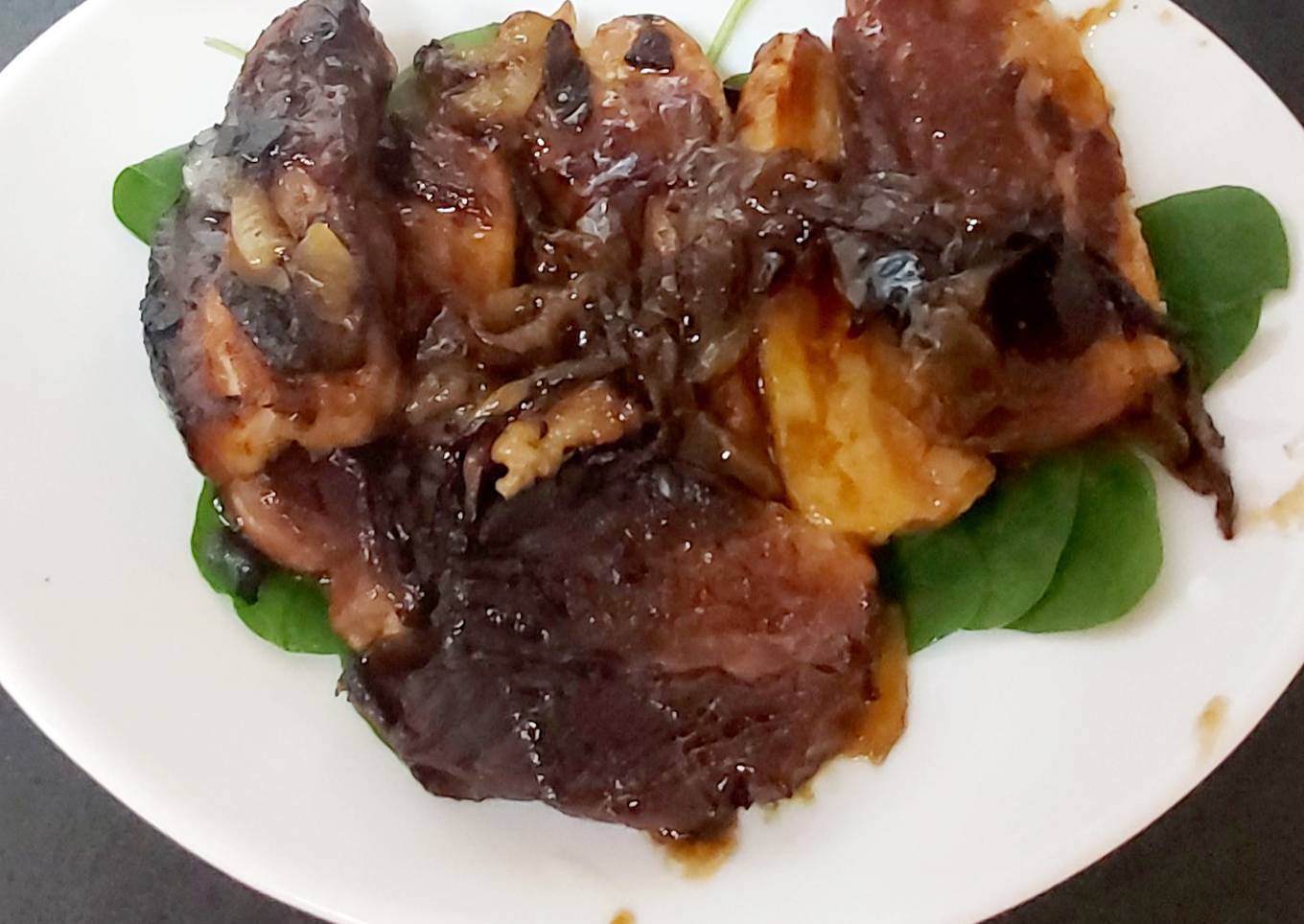 My Belly Pork with Oyster Sauce.๐#Supper#sidedish#mainmeal