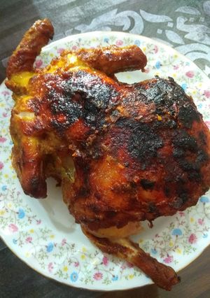 হোল জুসি চিকেন রোস্ট 🍗🤩 রেসিপির প্রধান ছবি