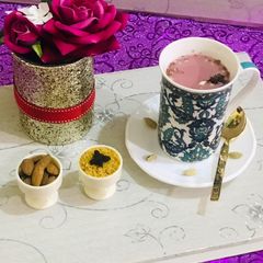 Pink (Kashmiri)tea A picture of Pink (Kashmiri)tea.