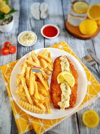 Cara Simple Menyiapkan Resep  Crispy Dori with Lemon Butter Sauce yang Enak, Menggugah Selera