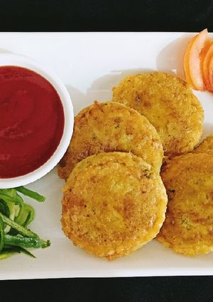 A picture of Desi Style Shami kabab 😍🤩.