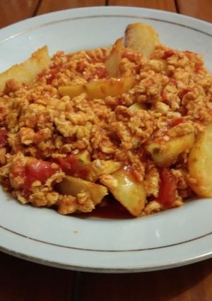 Foto resep Telur orak arik pedas