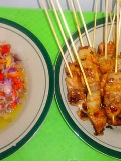 Foto resep Sate babi asam manis sambal matah bali