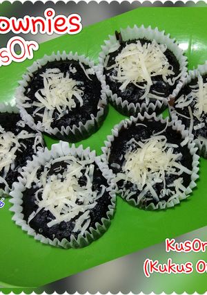 Foto resep Brownies KusOr (Kukus Oreo)