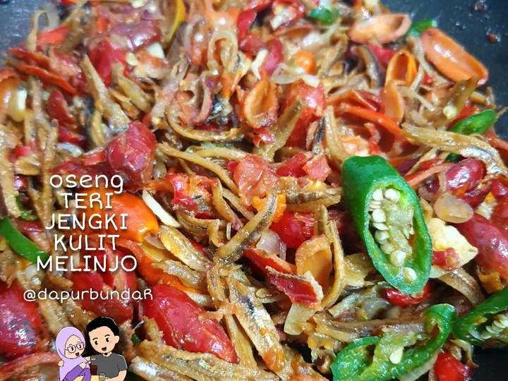 Langkah Gampang Membikin Resep Oseng Teri Jengki Kulit Melinjo yang Lezat Sekali Anti Ribet, Lezat