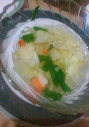 Foto resep Sayur sop bening simple