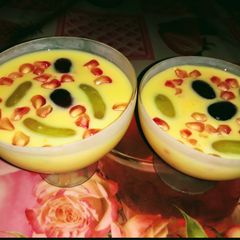 A picture of Vanilla Fruit Custard.
