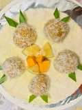 Kue Klepon Labu Kuning (Yellow Pumpkin Klepon Cake)
