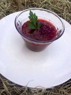 Una foto de Mermelada de fresa para postre Dulce sueño de Navidad
