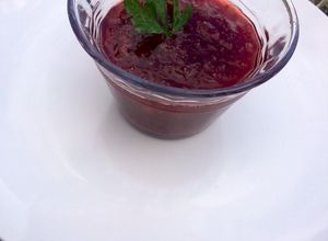 Una foto de Mermelada de fresa para postre Dulce sueño de Navidad