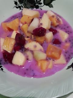 Foto resep Es Buah Selasih