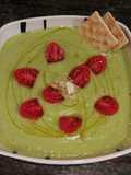 Crema de pepino y aguacate