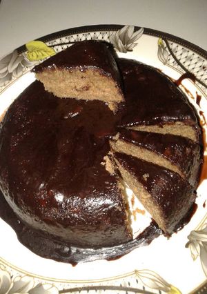 Foto resep Bolu pisang coklat siram