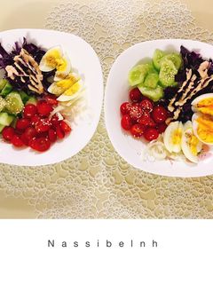 عکسی از دستور سالاد درشت با تخم مرغ